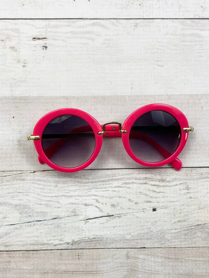 Little Girls Hot Pink Sunglasses