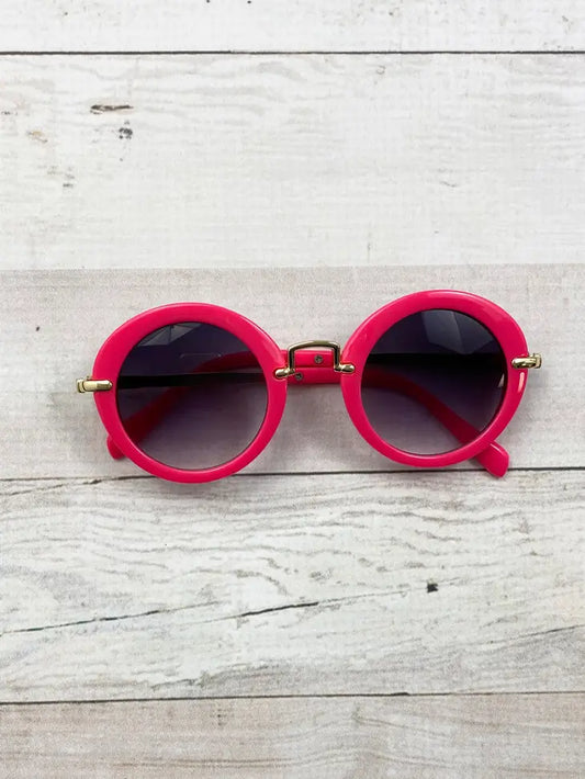 Little Girls Hot Pink Sunglasses